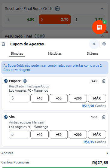 como apostar com superodds
