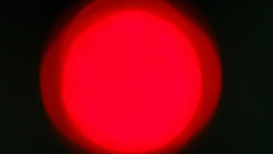 Luz infravermelha.