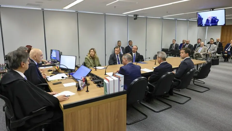 Acareação realizada entre o tenente-coronel Mauro Cid e o general Braga Netto, em 24 de junho