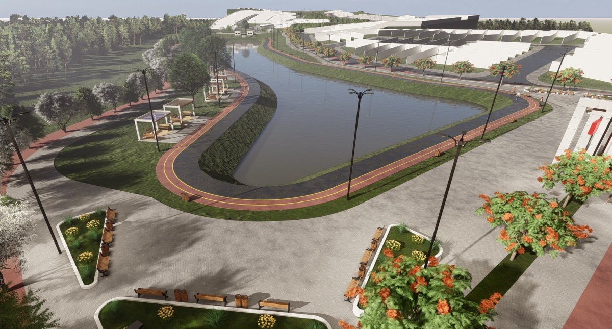 Imagem ilustrativa do projeto preliminar do Terra Norte Residencial Parque.