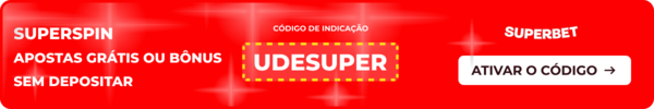 Aposte com ofertas diárias e alta segurança - Código UDESUPER - Superbet