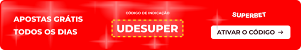 Apostas grátis todos os dias - Código UDESUPER - Superbet