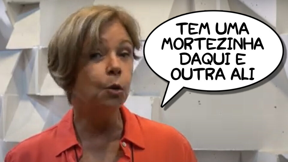 "Tem uma mortezinha daqui e outra ali", Eliane Cantanhêde, jornalista