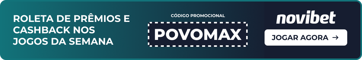 Roleta de Prêmios - Código POVOMAX - Novibet