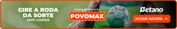 Gire a roda da sorte - Código POVOMAX - Betano