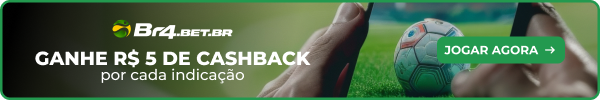 Ganhe R$ 5 de cashback - BR4Bet
