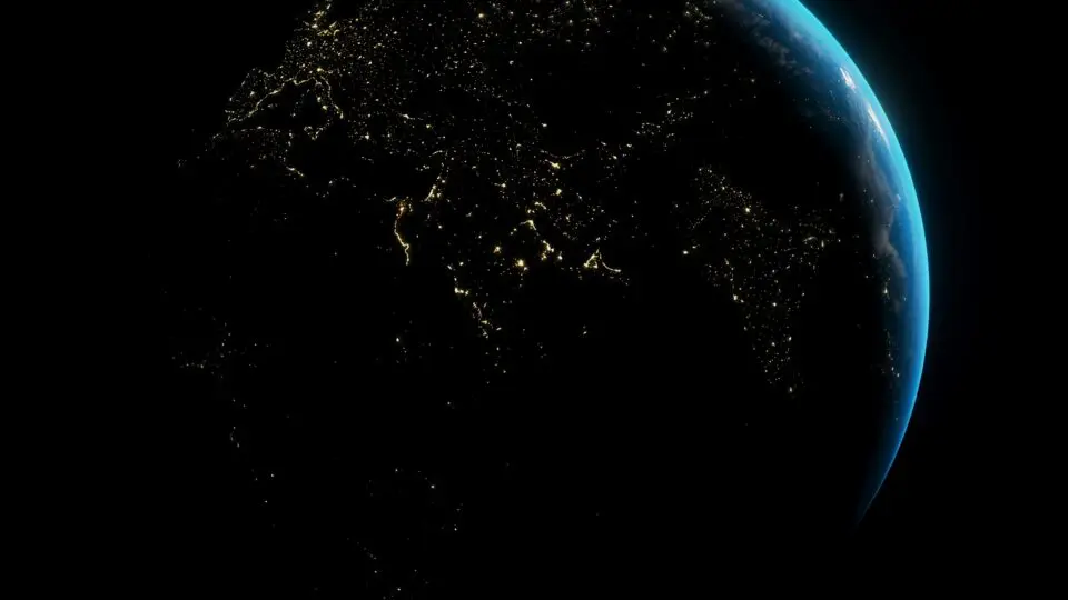Imagem da Terra vista do universo, em que está sendo cogitado o dia mais curto da história.