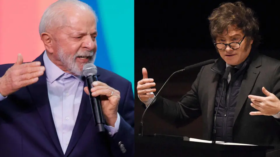 Luiz Inácio Lula da Silva e Javier Milei