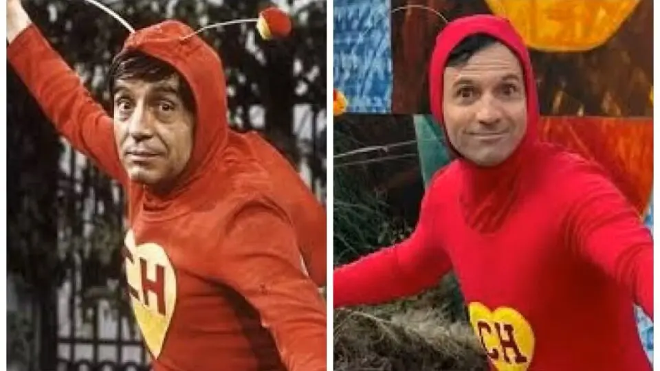 Pablo Cruz faz Bolaños, bem como os personagens que ele criou e interpretou: Chaves, Chapolin Colorado e Doutor Chapatin.