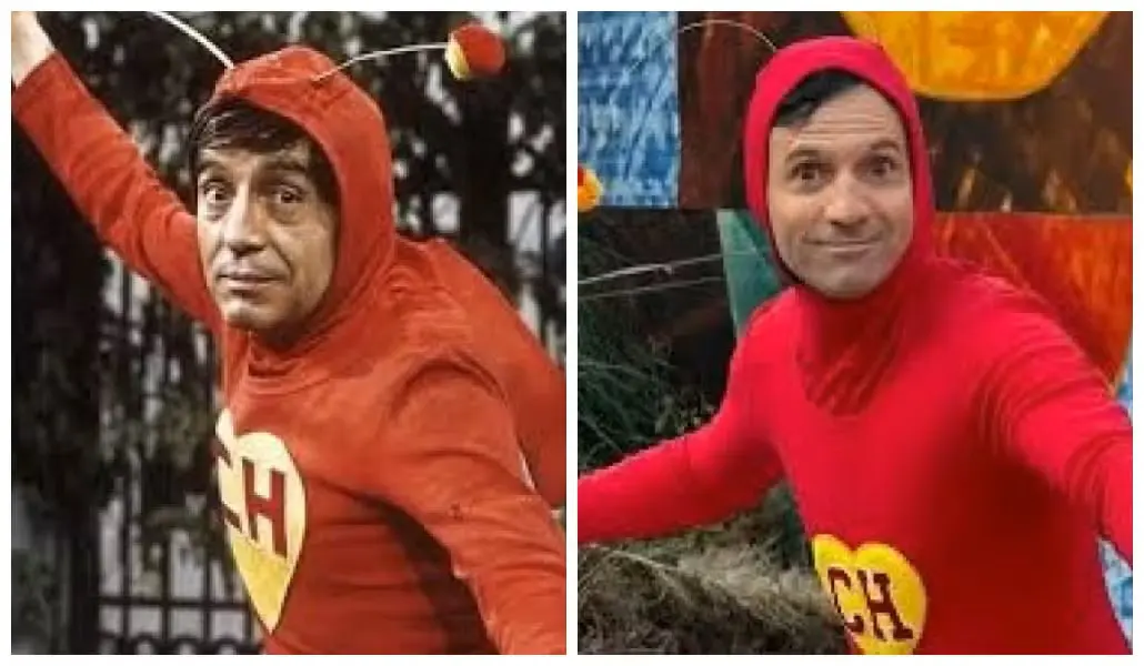 Pablo Cruz faz Bolaños, bem como os personagens que ele criou e interpretou: Chaves, Chapolin Colorado e Doutor Chapatin.