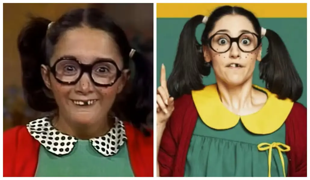 Paola Montes de Oca vive María Antonieta de las Nieves, a filha de Seu Madruga no humorístico