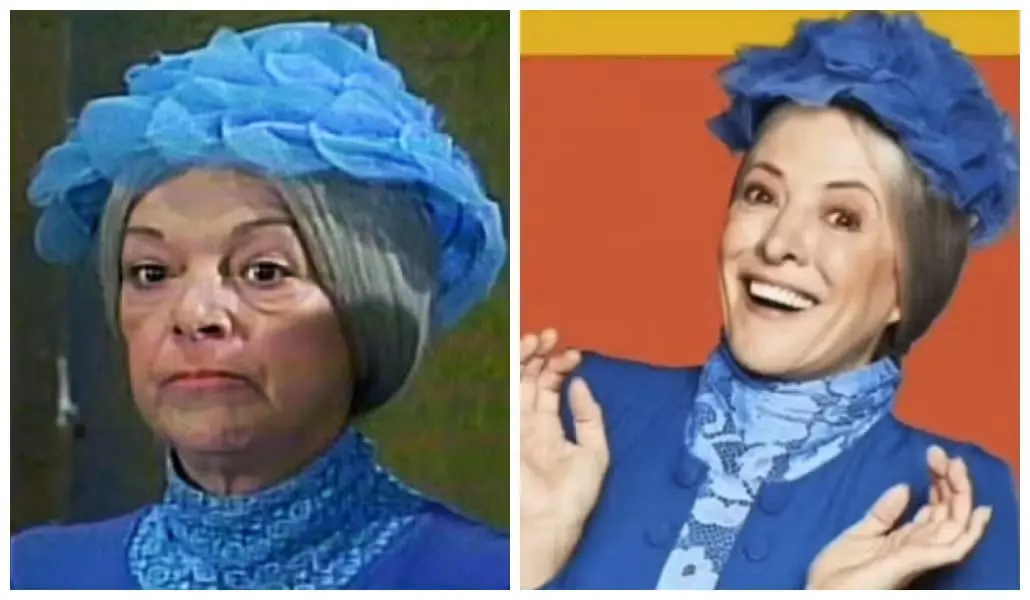 Andrea Noli é Angelines Fernández, a Dona Clotilde, também conhecida como Bruxa do 71, do programa