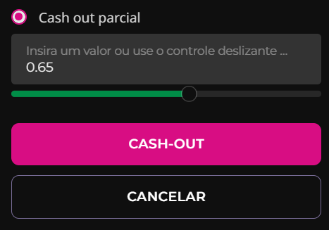 cash out parcial