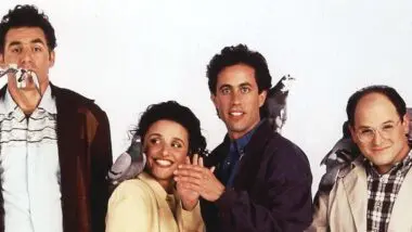 Cosmo Kramer, Elaine Benes, Jerry Seinfeld e George Costanza