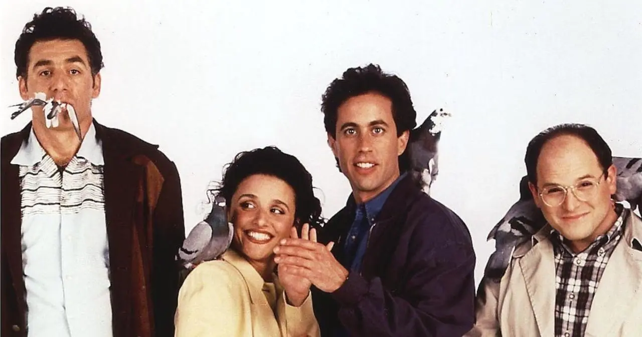 Cosmo Kramer, Elaine Benes, Jerry Seinfeld e George Costanza