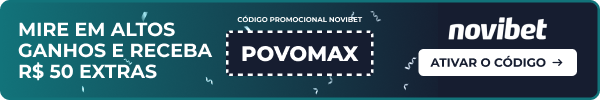 Mire em Altos ganhos e receba R$ 50 extras - Código POVOMAX - Novibet