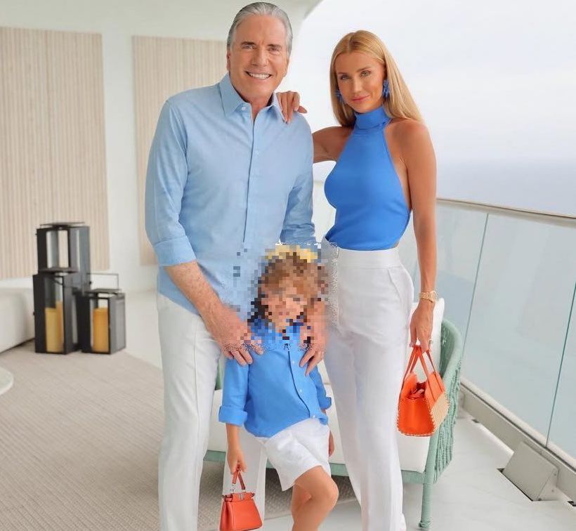 A família de Roberto Justus foi alvo de militantes de esquerda na rede social X, neste sábado (5).