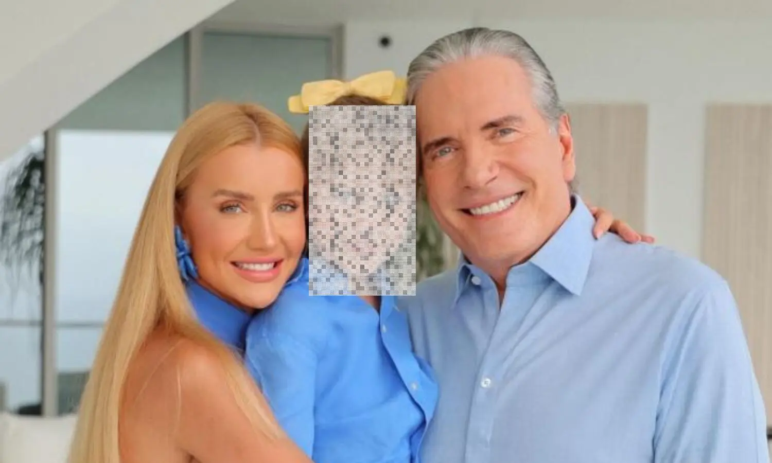 O empresário Roberto Justus e a esposa Ana Paula Siebert