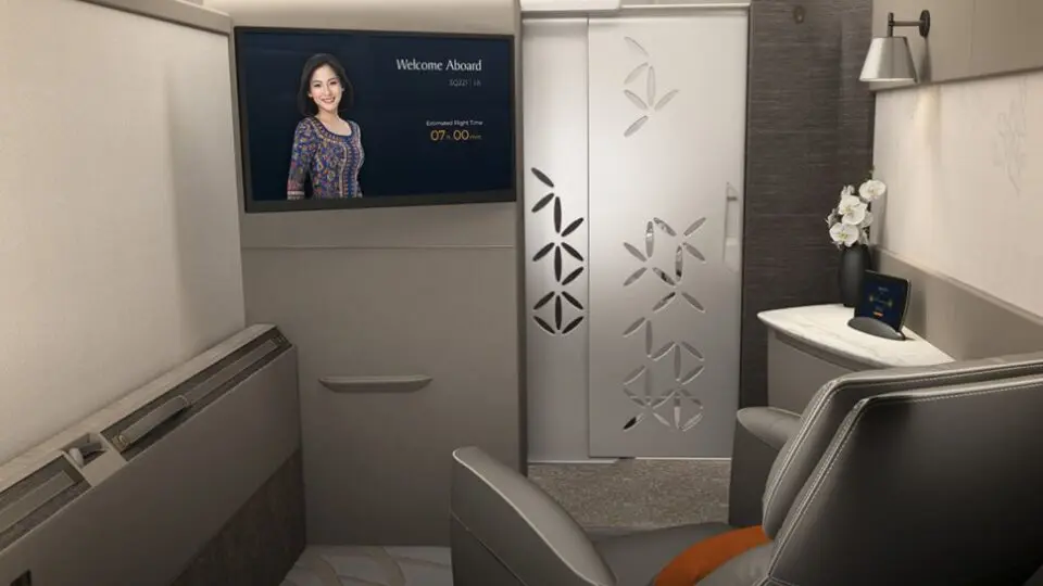 Suíte A380 Singapore Airlines
