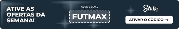 Ative as ofertas da semana! Código Stake: FUTMAX - Stake