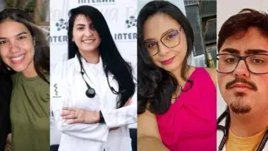 Eduarda, Valdenice, Ana Carolina e João Victor estão entre os estudantes de medicina que enfrentam dificuldades com o financiamento realizado pelo Fies