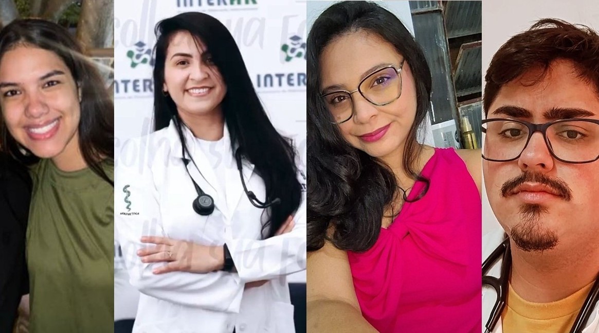 Eduarda, Valdenice, Ana Carolina e João Victor estão entre os estudantes de Medicina que enfrentam dificuldades com o financiamento realizado pelo Fies