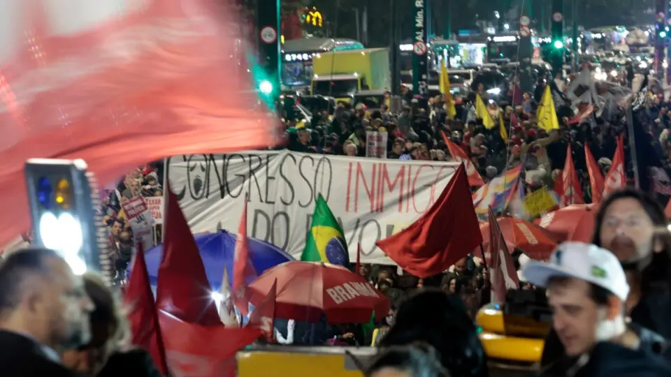 Protesto em São Paulo