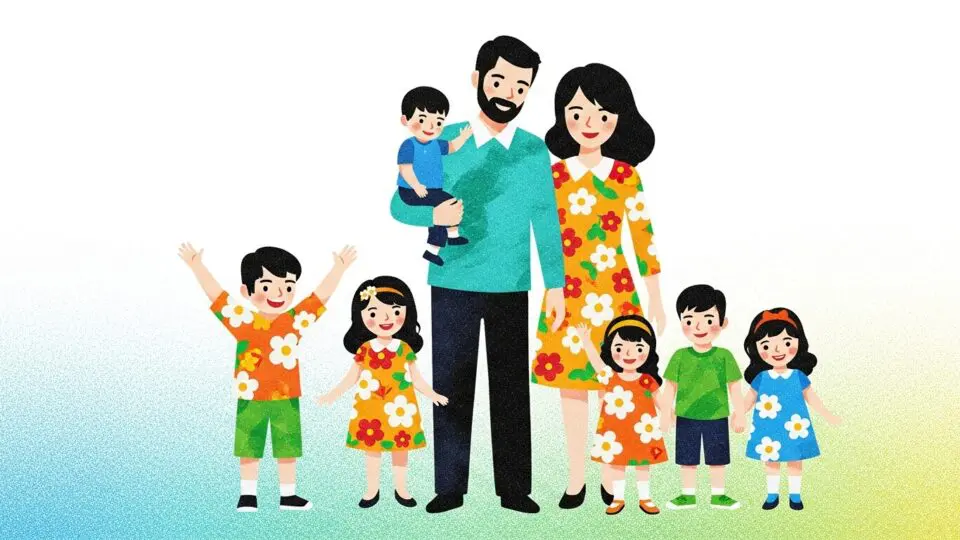 A nova onda de reportagens sobre famílias numerosas revela mais sobre a imprensa do que sobre os próprios pais e filhos.