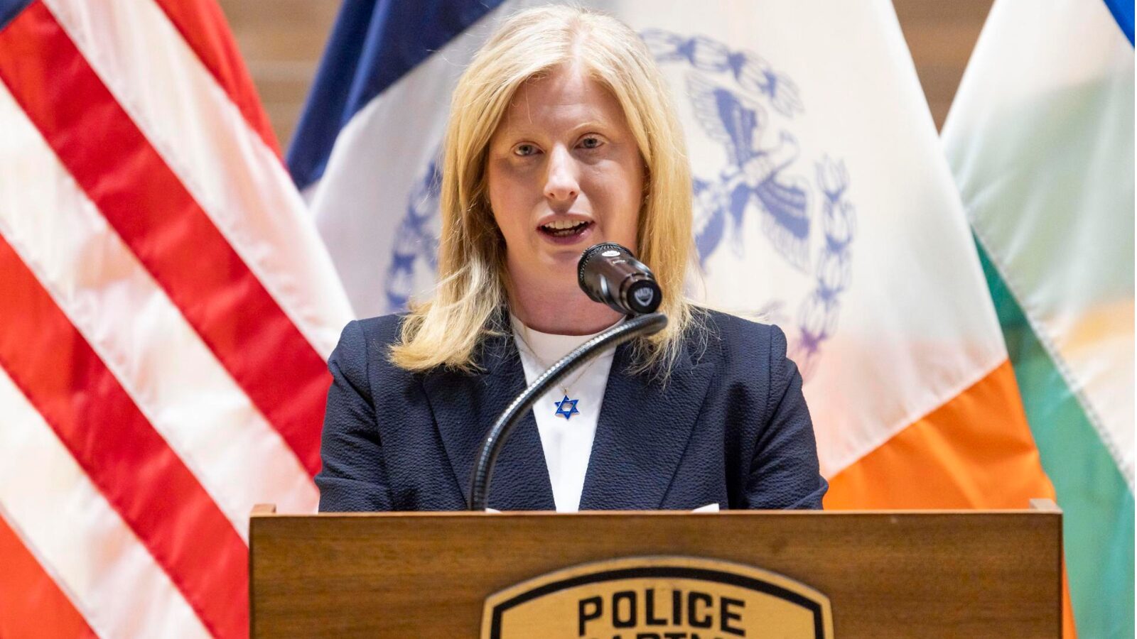 Comissária Jessica Tisch: bons números para a segurança em Nova York.