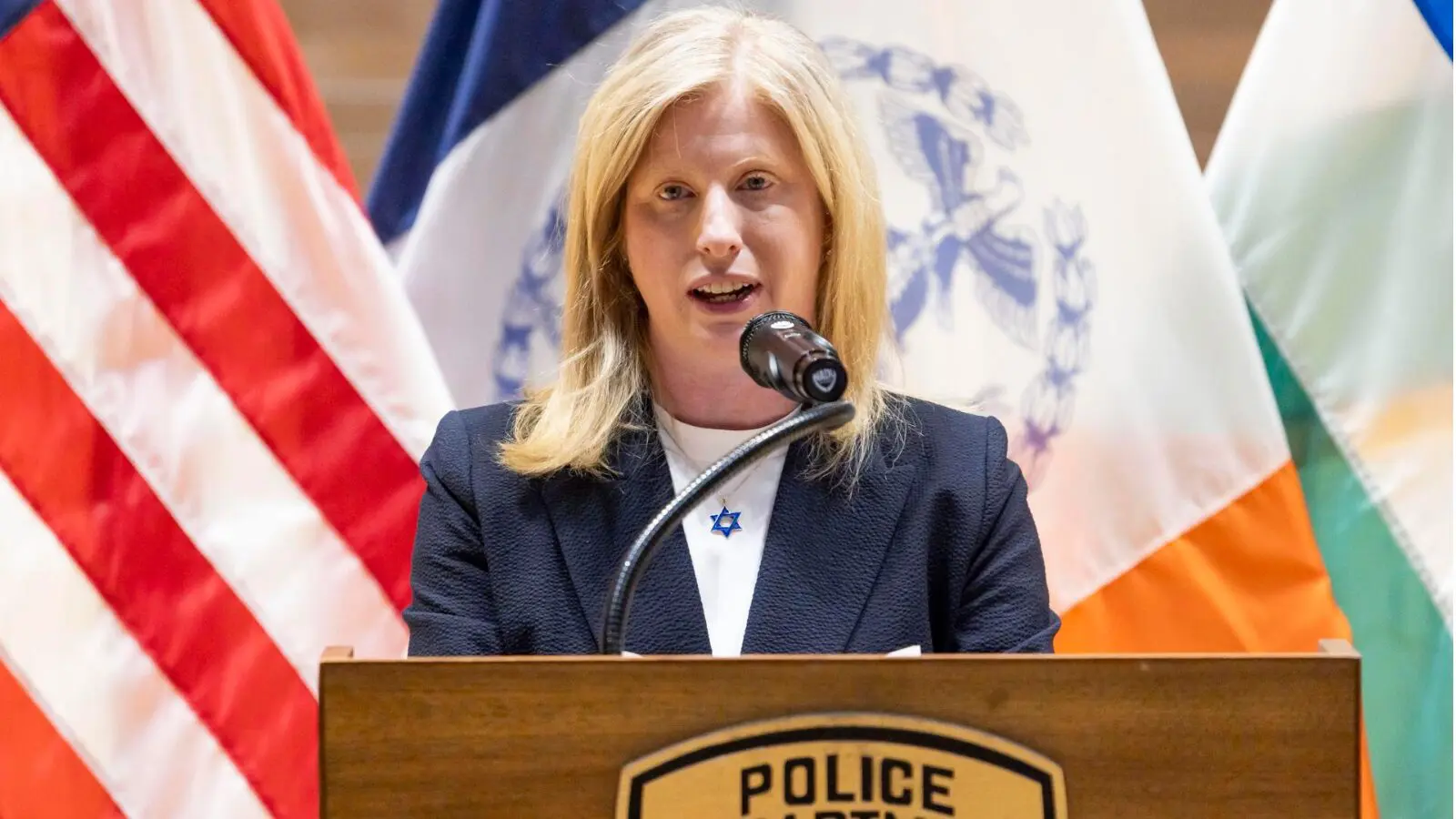 Comissária Jessica Tisch: bons números para a segurança em Nova York.