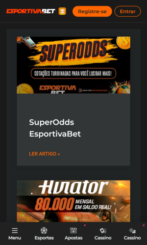 Promoções da Esportivabet