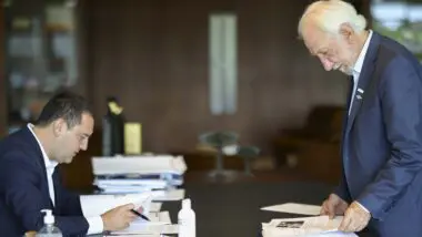 Vice-governador Darci Piana e Ratinho Junior