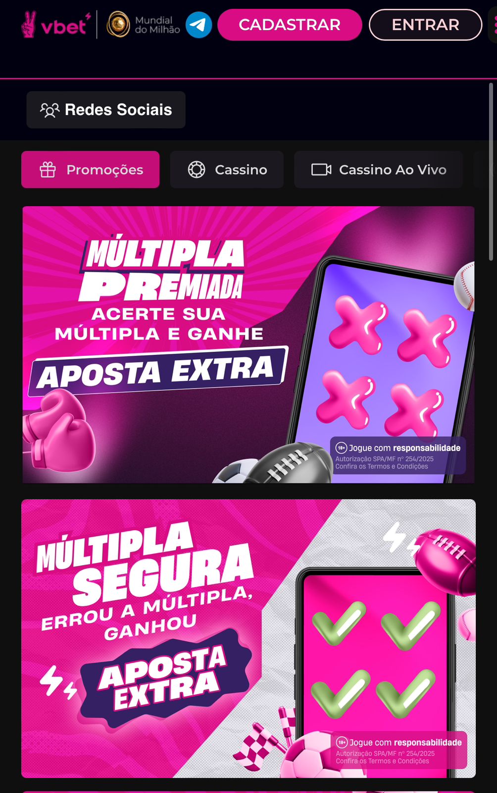 múltipla premium vbet