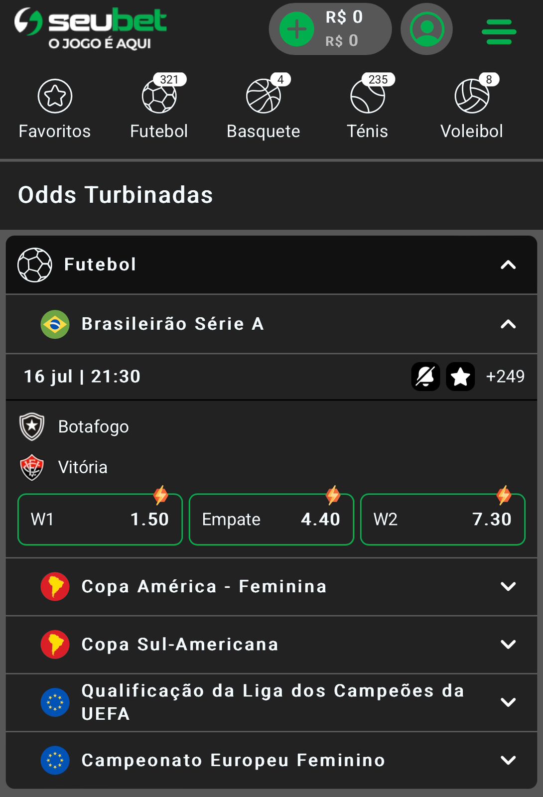 odds turbinadas de 50 centavos