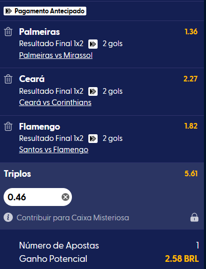 aposta múltipla com 50 centavos