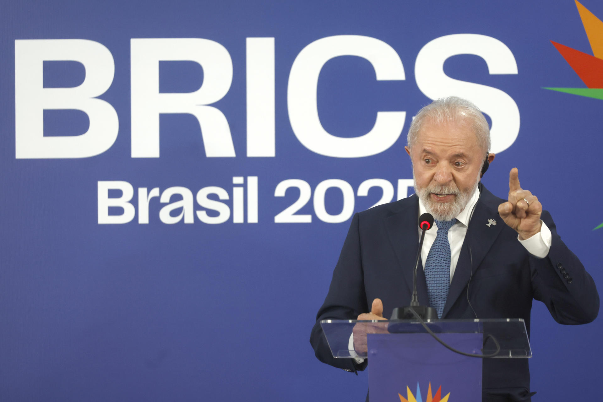 Presidente Luiz Inácio Lula da Silva durante cúpula do Brics no Rio de Janeiro