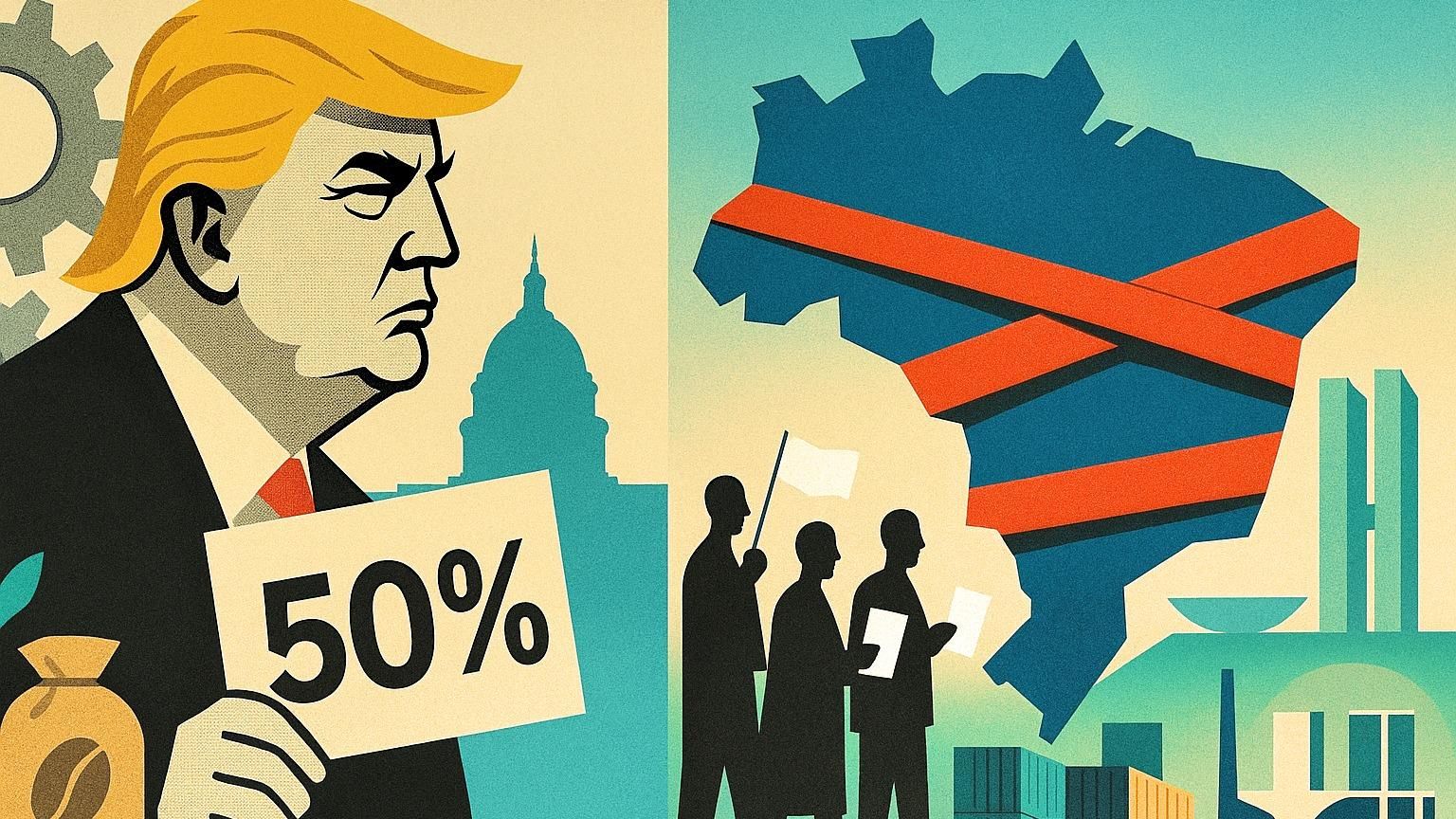 Tarifaço de Trump mostra vulnerabiliidade do Brasil no exterior
