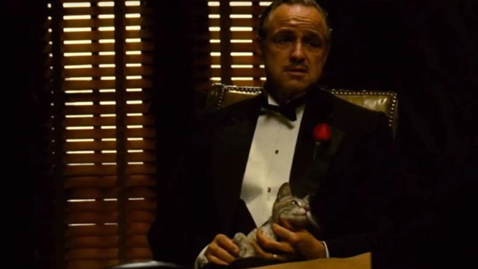 Cena do filme "O Poderoso Chefão".