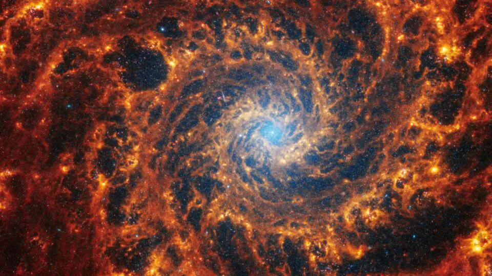 Imagem tirada do telescópio James Webb.
