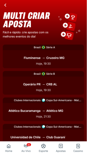 Criar aposta na Superbet