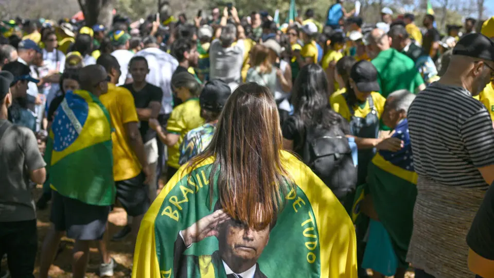 Fora, Moraes foi um dos motes do ato em Brasília