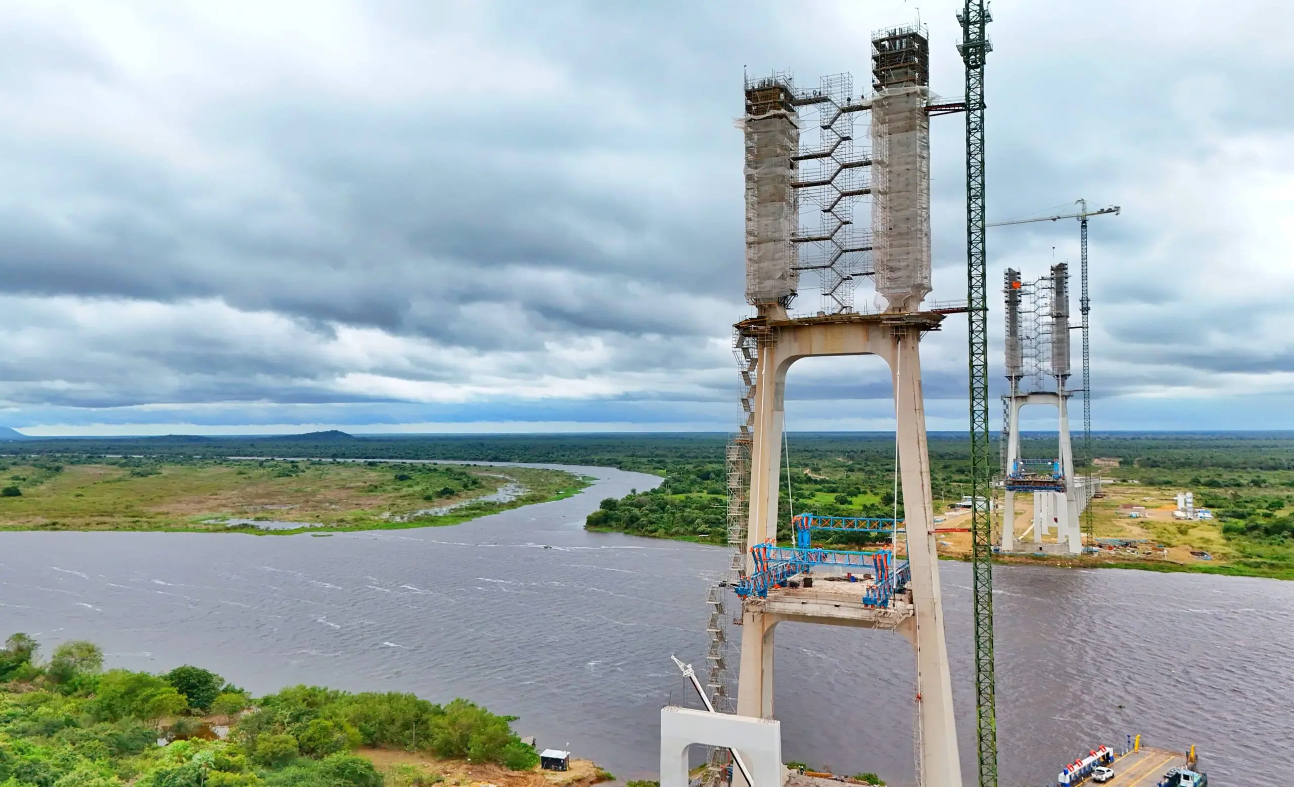 Setor frigorífico de MS espera triplicar exportação de carne bovina com acesso à ponte sobre o Rio Paraguai.