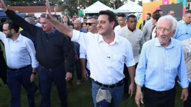 Ratinho Junior e Bolsonaro na ExpoLondrina