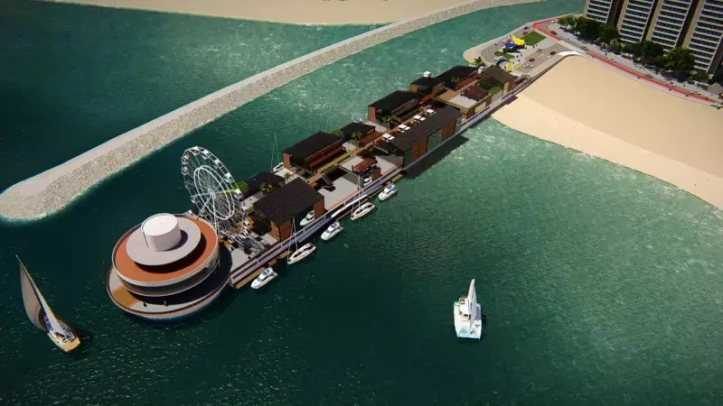 Com previsão de entrega até 2026, o projeto do Pier Oporto reforça o potencial econômico do litoral catarinense.