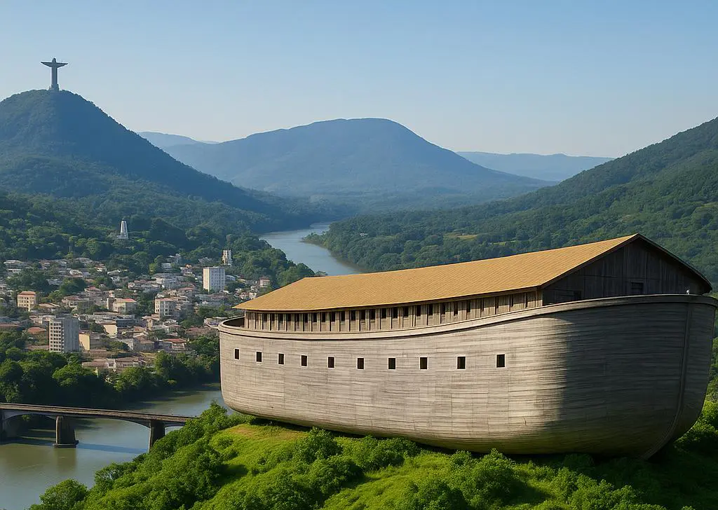 Grupo de Roca Sales planeja construir réplica da Arca de Noé para alavancar rota de turismo religioso.