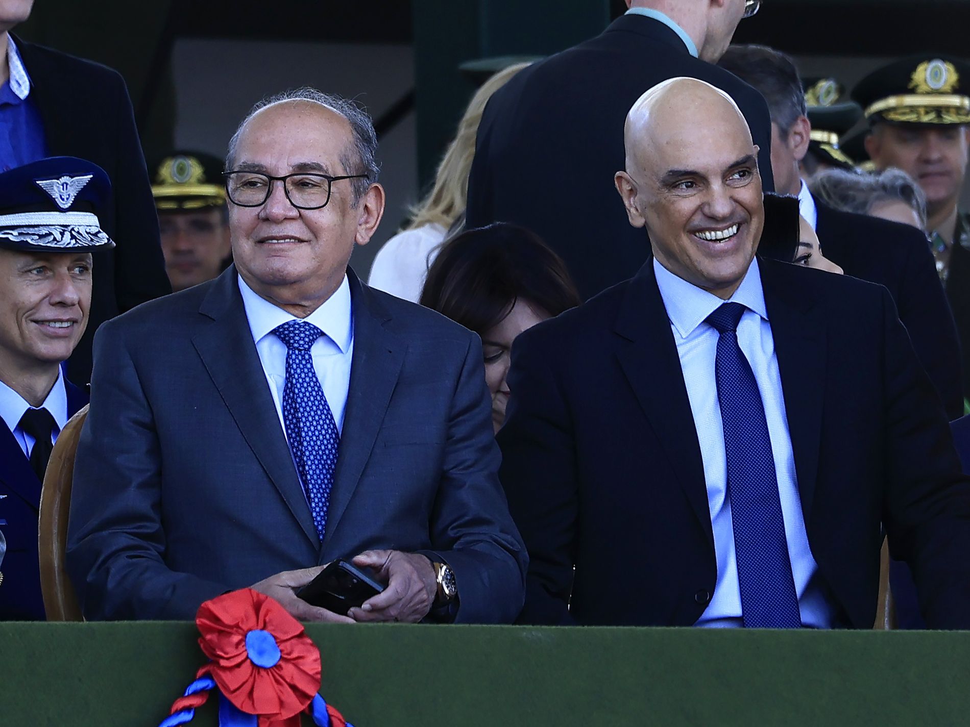 Gilmar Mendes reforçou que o ministro Alexandre de Moraes tem o apoio “integral” do STF.