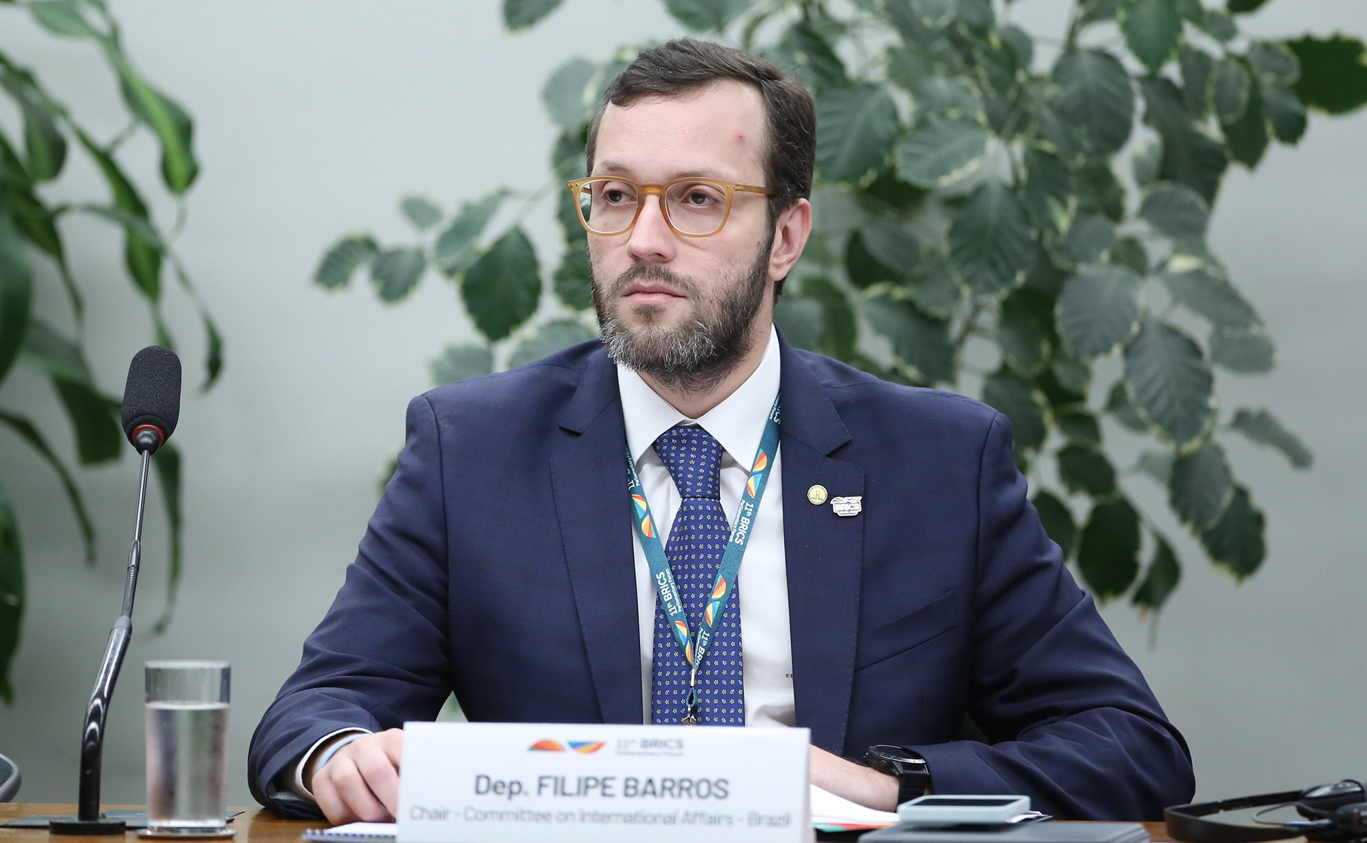 Deputado Filipe Barros: segundo Moraes, viagem aos EUA atentou contra a soberania do Brasil.