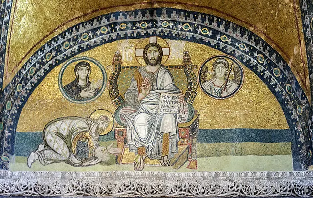 Mosaico cristão localizado em Istambul, na Turquia.