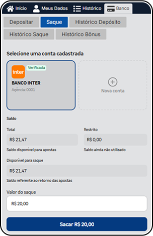 como sacar na plataforma de 10 centavos