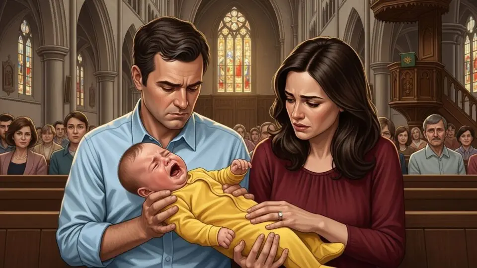 crianças na igreja